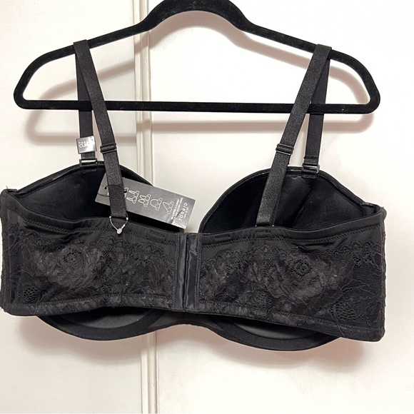 New Torrid Curves underwire Push Up Strapless Bra Size 44G Convertible 5 Ways - Picture 13 of 14